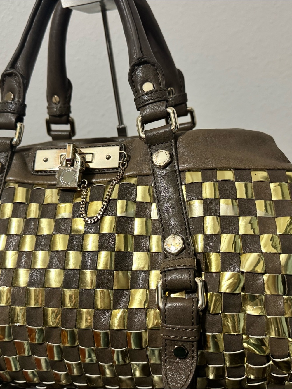 Marc Jacobs Metal Check Groovee Bag - Picture 2 of 16